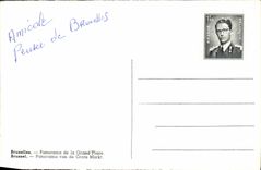 MODERN CARD Brussels Panorama Of Large Places