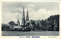 VINTAGE POSTCARD the Moselle Catholic church