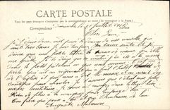 VINTAGE POSTCARD Rheims the Cathedral On fire Militaria