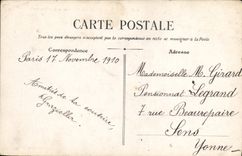 VINTAGE POSTCARD Paris Entered Of the Invalids