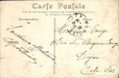 CPA Menton La Baie De Garavan Et La Vieille Ville