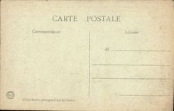 VINTAGE POSTCARD Chilly Blockaus German Destroyed By the Militaria artillery