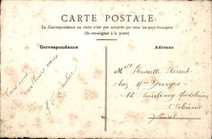 CPA Bonne Annee Fleurs (dessin a la main)