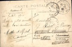 VINTAGE POSTCARD Bressuire Places Carnot