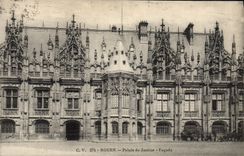 CPA Rouen Palais De Justice Facade