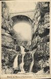 VINTAGE POSTCARD Route De Morez has Lariscouse the Bridge Of the Devil