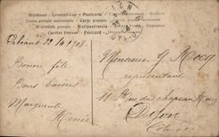 VINTAGE POSTCARD Woman Purple Wegner