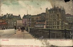 CPA Lausanne Grand Pont Et Maison Mercier