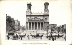CPA Paris Eglise Saint Vincent De Paul