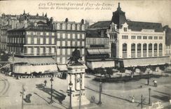 POSTAL Clermont-Ferrand Rules De Vercingetorix y Place De Jaude de la VENDIMIA