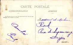 VINTAGE POSTCARD Strong the Toul Saint Michel Illustrates Train station