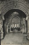POSTAL Avignon interior de la VENDIMIA de la catedral