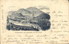 VINTAGE POSTCARD Panorama Of Doors Seen Of Dimension