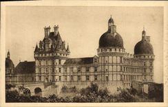 POSTAL Francia suave Loire ch4ateau Castle De Valencay de la VENDIMIA