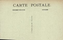 POSTAL Blois de la VENDIMIA la corrección maternal de la cariátide del castillo