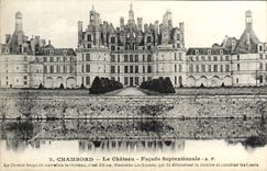 CPA Chambord Le Chateau Facade Septentionale