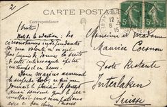 CARTE PHOTO Enfant Chien 