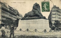 CPA Paris Le Lion De Belfort
