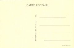 VINTAGE POSTCARD Museum Of Louvre Egyptian Sculpture the Apis Ox