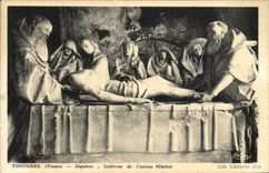 CPA Tonnerre Sepulcre Interieur De l'Ancien Hopital