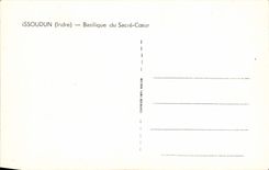 VINTAGE POSTCARD Issoudun Basilica Of the Sacring Heart