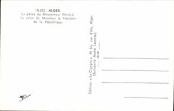 POSTAL MODERNA Argel el paladar del gobernador general la sala de estar de Sr. presidente de la república