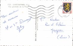 MODERN CARD Holy Raphael View Of the Beach