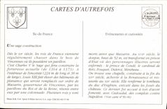 REPRO Vincennes the keep of the fort