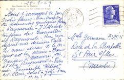 MODERN CARD Edges Of Riviera Nice Twilight On Bay Of the Angels