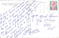 CPM Auvergne Pittoresque La Vallee du Sarcy Teleferique