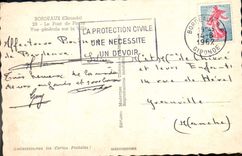 MODERN CARD Bordeaux the Bridge of Piere View On the City