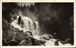 MODERN CARD Environs of Cauterets Cascades of Lutour