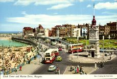 MODERN CARD Clock Tower and Marine Drive Margate