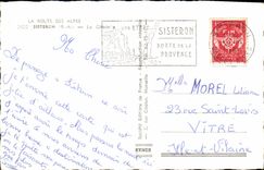 MODERN CARD Sisteron the Citadel