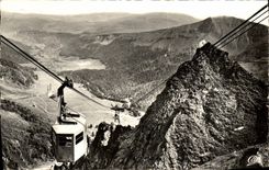 CPM L'Auvergne Le Sancy Vue Vers le Mont Dore Teleferique