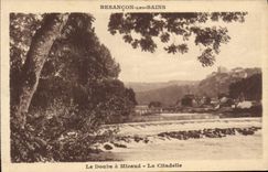 CPA Le Doubs a Micaud La Citadelle Besancon les Bains 