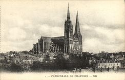 CPA Cathedrale De Chartres 