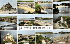 CPM La cote d'emeraude Mont Saint Michel Dinard 