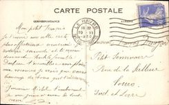 Natural de la POSTAL de la VENDIMIA Niza de la opinión de Le Havre