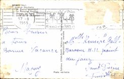 POSTAL MODERNA la clínica de reposo Chateaubriant de Godillot de la fuente de Gambetta de la avenida de Hyeres cultiva un huerto