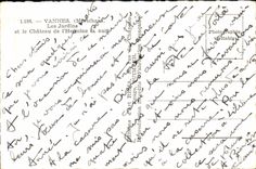 MODERN CARD Valves Gardens and the Castle of Hemin the night