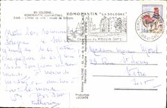 MODERN CARD Romorantin the Town hall Museum of the Sologne