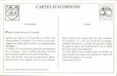 REPRO Trouville Sea On the Pier walk the unloading dock