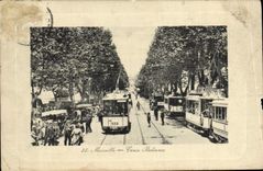 CPA Marseille Cours Belsunce Tramways