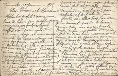 CPA Fantaisie Fleurs Santon