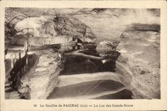 VINTAGE POSTCARD Padirac the Lake Of Large Gours