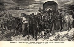 VINTAGE POSTCARD Orleans Federal House of Unlon and Of Mutilate Of Loiret Louis Simon the war Militaria Chien