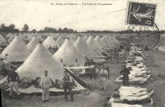 REPRO Camp of Trawl-nets a Corner of Militaria Camping