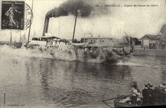 REPRO Trouville Depart du Bateau du Havre