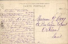 POSTAL de la VENDIMIA Sables d'Olonne el Quay de la paja invadido por los Juegos Olímpicos vagos